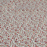 Terracotta Floral 100% Cotton  16-4