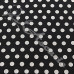 6mm Pea Spot Black with White Spot 100% Cotton Fabric