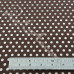 6mm Pea Spot Brown with White Spot 100% Cotton Fabric