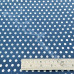 6mm  Pea Spot French Navy with White Spot 100% Cotton Fabric