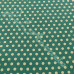 6m  Pea Spot Green with Cream Spot 100% Cotton Fabric