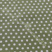 6mm  Pea Spot Green with White Spot 100% Cotton Fabric