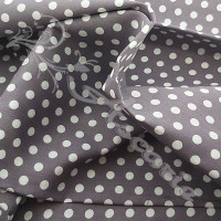 6mm  Pea Spot Grey with White Spot 100% Cotton Fabric