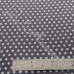6mm  Pea Spot Grey with White Spot 100% Cotton Fabric