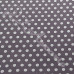 6mm  Pea Spot Grey with White Spot 100% Cotton Fabric