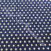 6mm  Pea Spot Navy with Cream Spot 100% Cotton Fabric