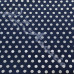 6m  Pea Spot Navy with White Spot 100% Cotton Fabric