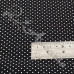 Pin Spot Black with White 100% Cotton Fabric