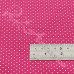 Pin Spot Cerise with White 100% Cotton Fabric