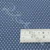 Pin Spot French Navy with White 100% Cotton Fabric