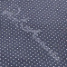 Pin Spot Airforce Navy with White 100% Cotton Fabric