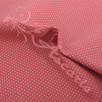 Pin Spot Dusky Pink with White 100% Cotton Fabric