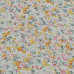 Yellow & Pink Floral  on Cream 100% Cotton 110-2