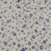 Navy Ditzy Flowers on Cream 100% Cotton 138-2