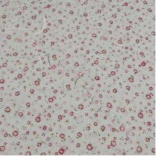 Wine Ditsy Flowers on Cream 100% Cotton 138-1