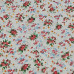 Floral Pink Clusters on white 100% Cotton 157-4