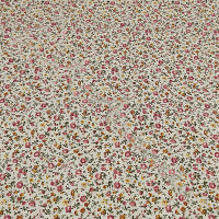 Dusky Pink Floral 100% Cotton  16-2