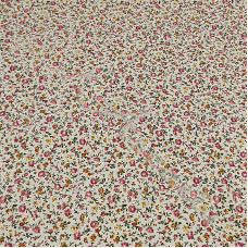 Dusky Pink Floral 100% Cotton  16-2