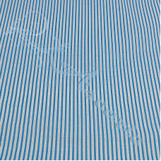 Blue Candy Stripe PolyCotton 60" Wide