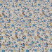 Blue & Yellow Ditzy Flowers 100% Cotton 80-2