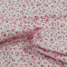 Pink Ditsy Flowers on white 100% Cotton 83-2
