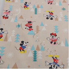 Happy Cartoon Mice 100% Cotton Poplin