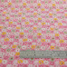 Pink Retro Floral 100% Cotton