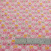 Pink Retro Floral 100% Cotton