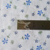 Ditsy Blue Flowers on white Polycotton