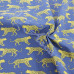 Leopards on Blue PolyCotton