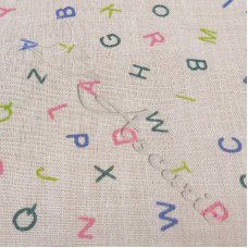 72cm Ditsy Alphabet  PolyCotton