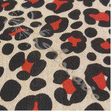 Leopard spots PolyCotton