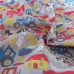 Farmyard on Grey PolyCotton