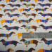 Sausage Dogs with Jumpers PolyCotton