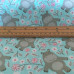 65cm Happy Hippo on Jade PolyCotton