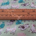 Puppies & Kittens on Mint Polycotton