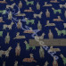 Llamas in Pyjamas on Navy PolyCotton