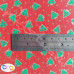 John Louden Christmas Metallic Small Christmas Trees Design 100% Cotton Red