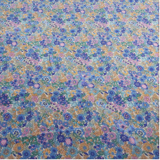 Vintage Ditsy Floral Blue 100% Cotton