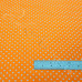 4mm Spot Orange Coloured Polycotton