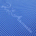 4mm Spot Royal Blue Coloured Polycotton