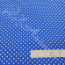 4mm Spot Royal Blue Coloured Polycotton