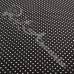 4mm Spot Black Coloured Polycotton