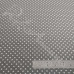 4mm Spot Grey  Coloured Polycotton
