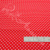 4mm Spot Red Coloured Polycotton