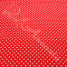 4mm Spot Red Coloured Polycotton