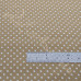 4mm Spot Tan Coloured Polycotton