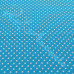 4mm Spot Turquoise  Coloured Polycotton