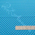 4mm Spot Turquoise  Coloured Polycotton