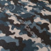 Blue Camo 100% Digital Cotton